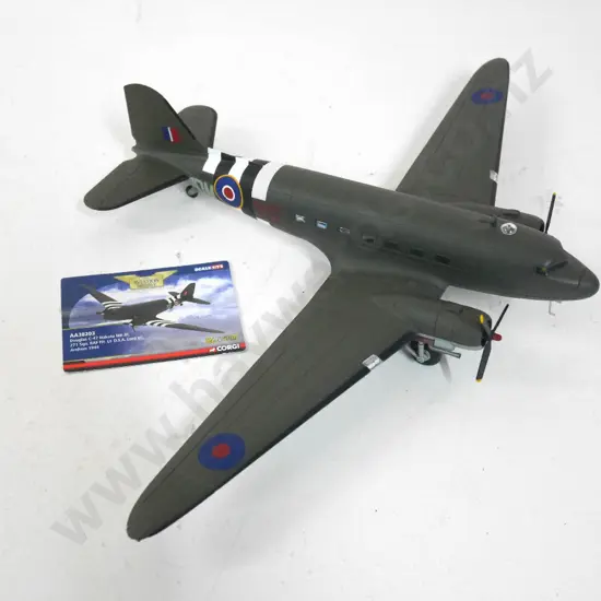 Corgi Aviation Archive 1:72 die-cast RAF Douglas C-47 Dakota with limited edition card