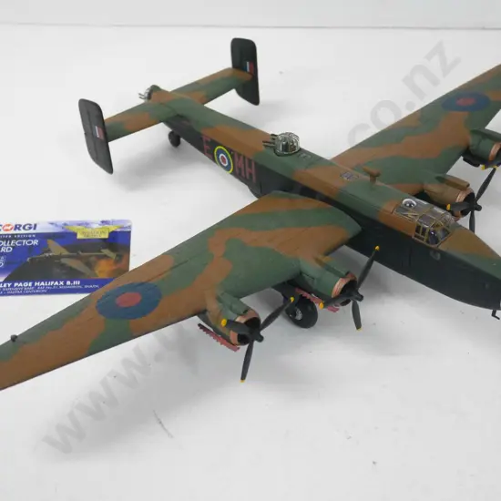 Corgi Aviation Archive 1:72 die-cast RAF Handley Page Halifax B. III with limited edition card