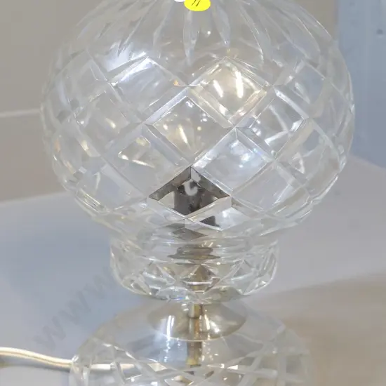 cut crystal table lamp H-270 D-200