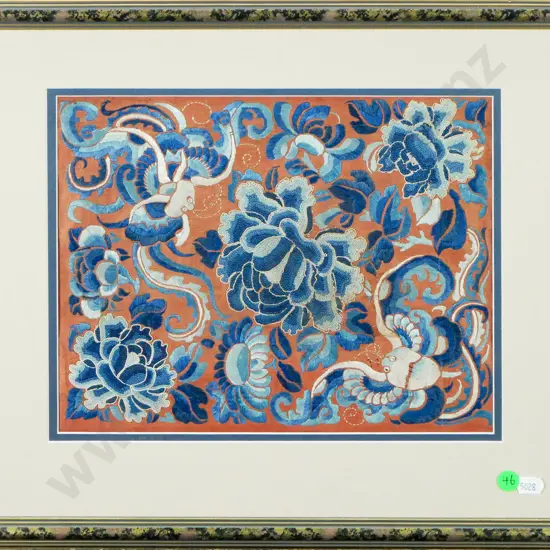 framed Chinese needlework H-220 W-280