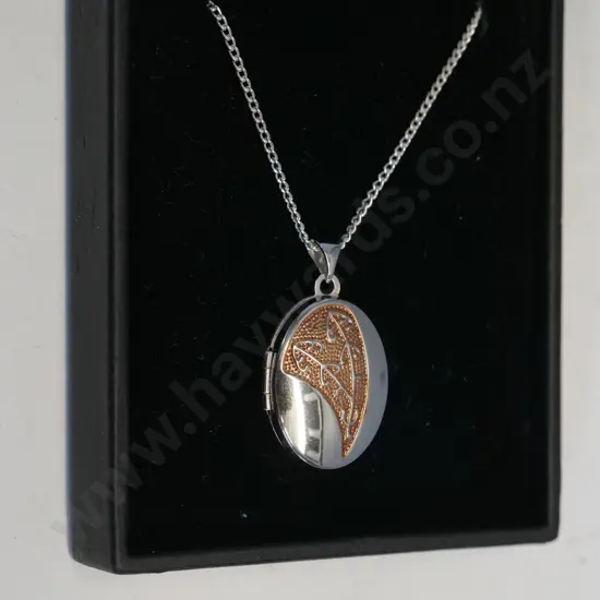 silver locket stamped 925
