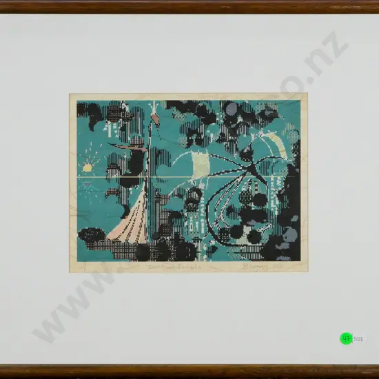 P Gregory 1999 - framed print AP "Icarus amd Daedalus" H-180 W-250