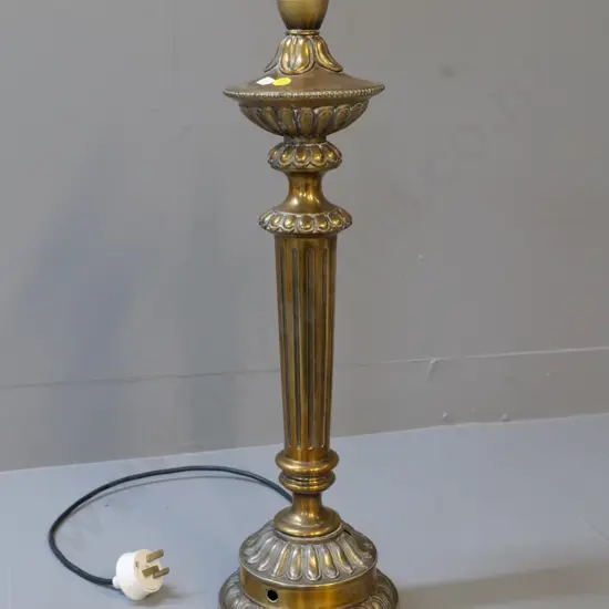 brass table lamp base - needs rewiring - H570