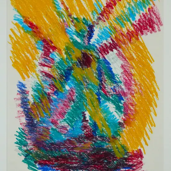 Lynne Trotter Johnson '90 - framed pastel "A Friend" H-570 W-410