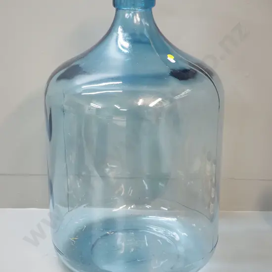 large light blue glass carboy H-630 Diameter 400
