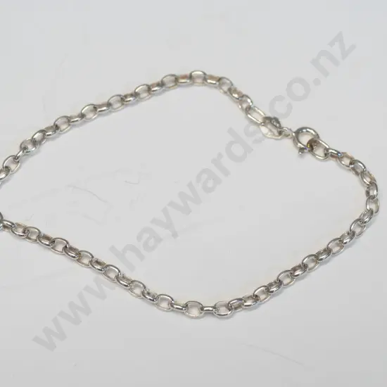 silver chain bracelet stamped 925