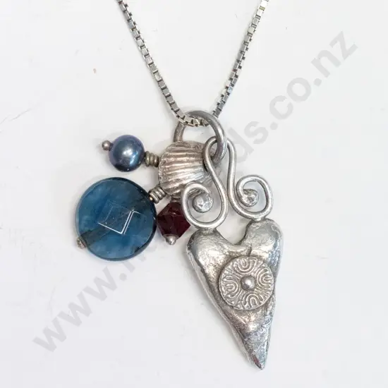 silver necklace stamped 925