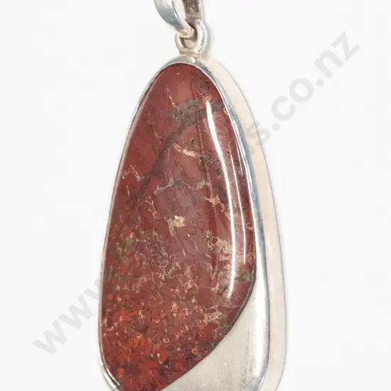 silver agate necklace chain stamped 925