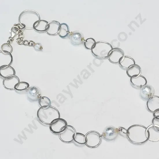 silver necklace stamped 925