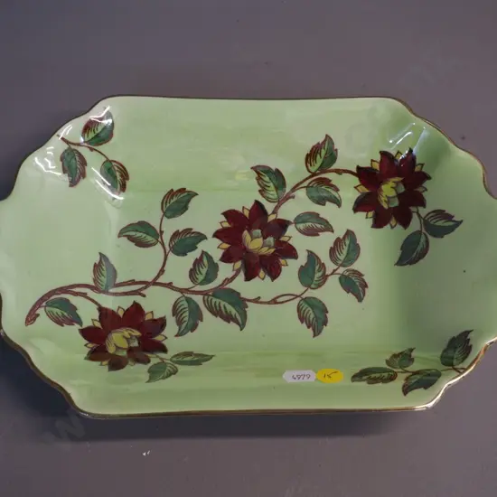 Maling 'Brocade' pattern handled dish L-300 W-195