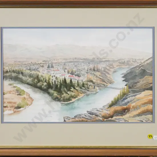 Margaret A Howard - framed watercolour - Cromwell H-270 W-430