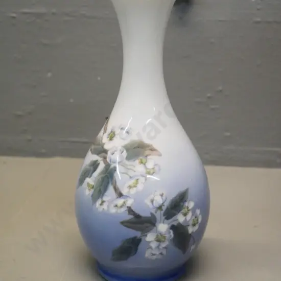 Royal Copenhagen cherry blossom vase - number on base 863 51. H-220 D-100