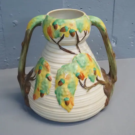 Carlton Ware Oak Tree double handled vase H220 W220