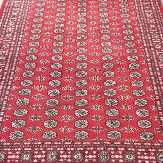 large Persian style hand-knotted wool floor rug L-3060 W2150
