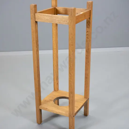 oak deco umbrella stand H-810 W-280 D-280