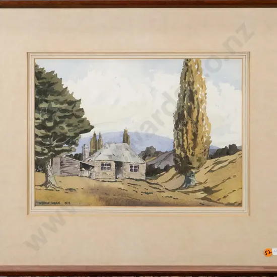 William Harris 1973 - framed watercolour country scene H-250 W-350