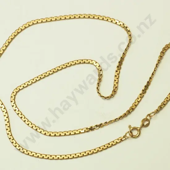 9ct necklace stamped 375