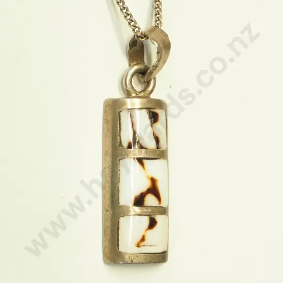 silver necklace stamped 925