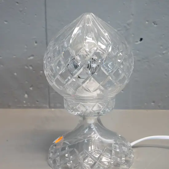 small cut crystal 2-part table lamp H-230